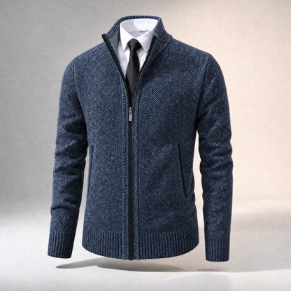 Brera Stand-Collar Cardigan