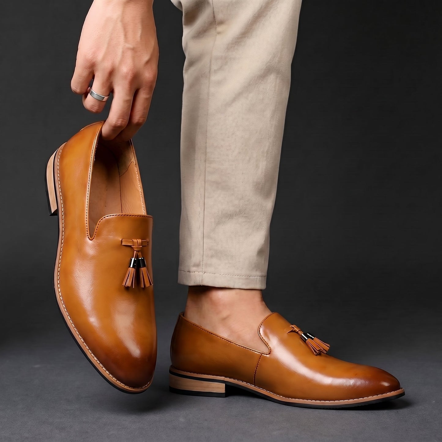 Bramante Ochre Loafers