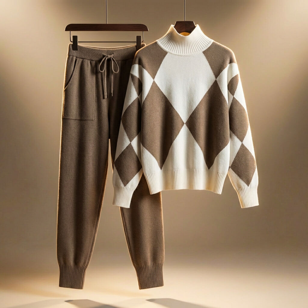 Diamond Knit Duo