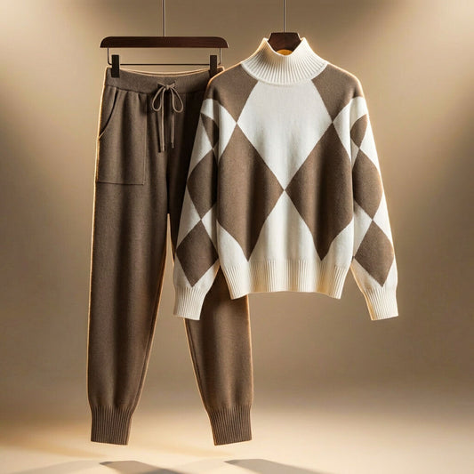 Diamond Knit Duo