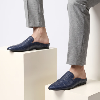Marchetti Croc-Embossed Loafer