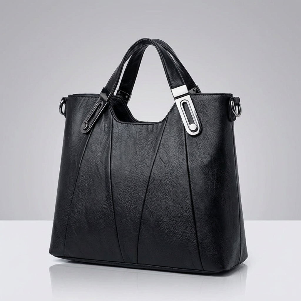 Iris & Iron - Panelled Leather Day Bag