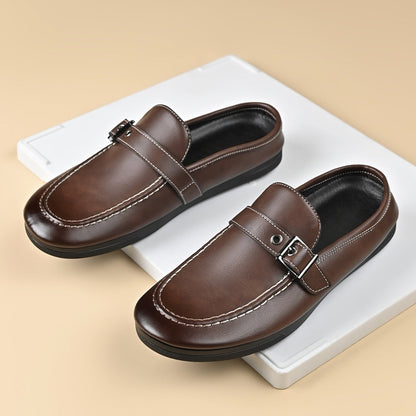 Cavallo Buckle-Strap Mule Loafers