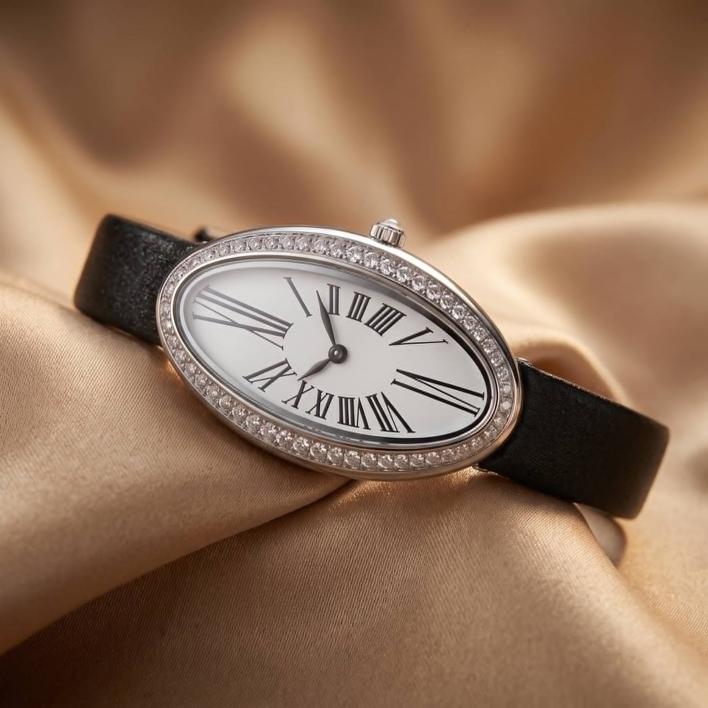 Marchesa Pavé Oval Watch