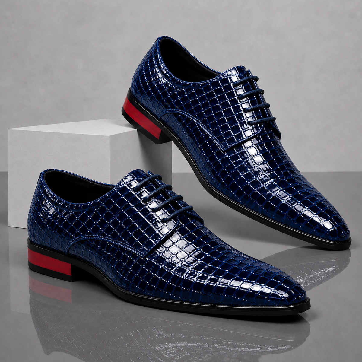 Cavallo Croc Oxfords