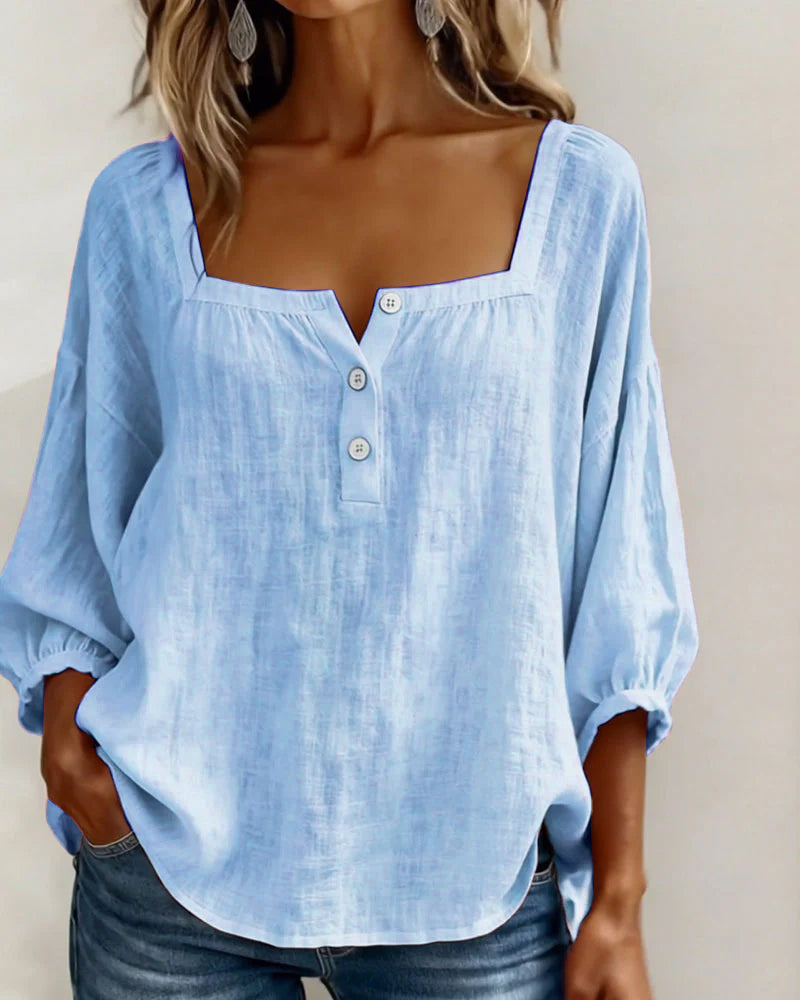Amalfi Pullover Blouse