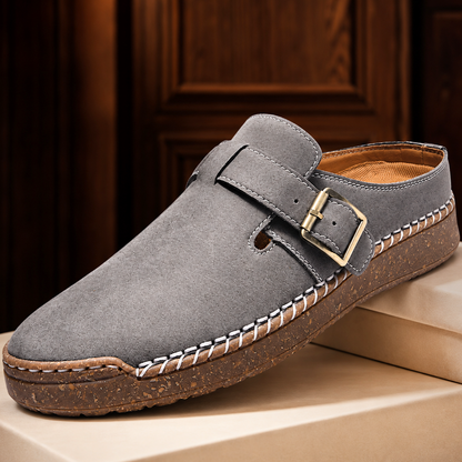Harwick Suede Buckle Loafers