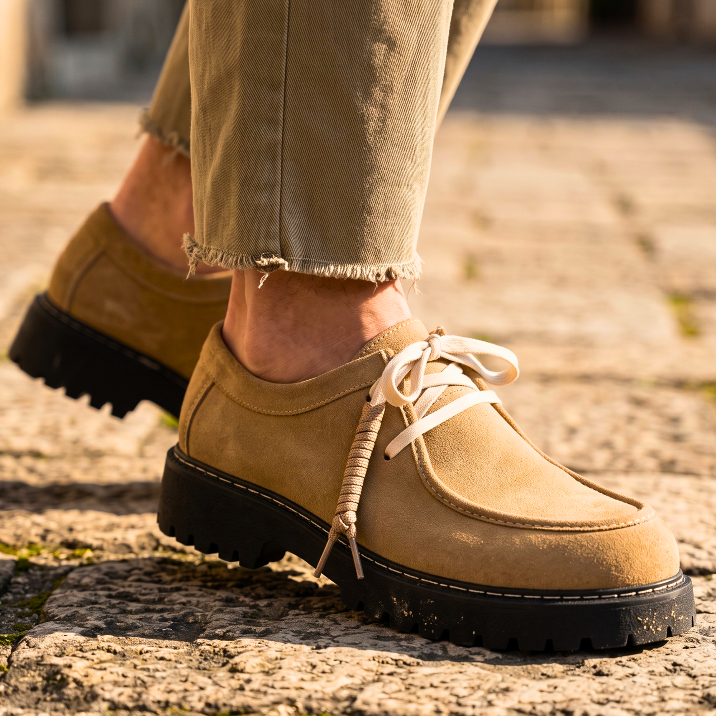Kastellan Suede Moc-Toe