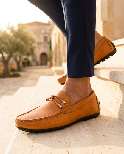 Lorvano Braided Loafers