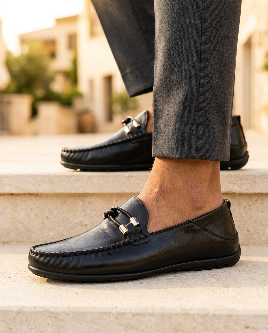 Lorvano Braided Loafers