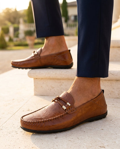 Lorvano Braided Loafers