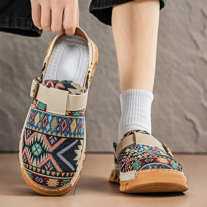 Marrakech Woven Buckle Slides