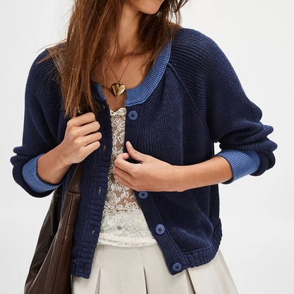 Ribbed Cashmere Cardigan