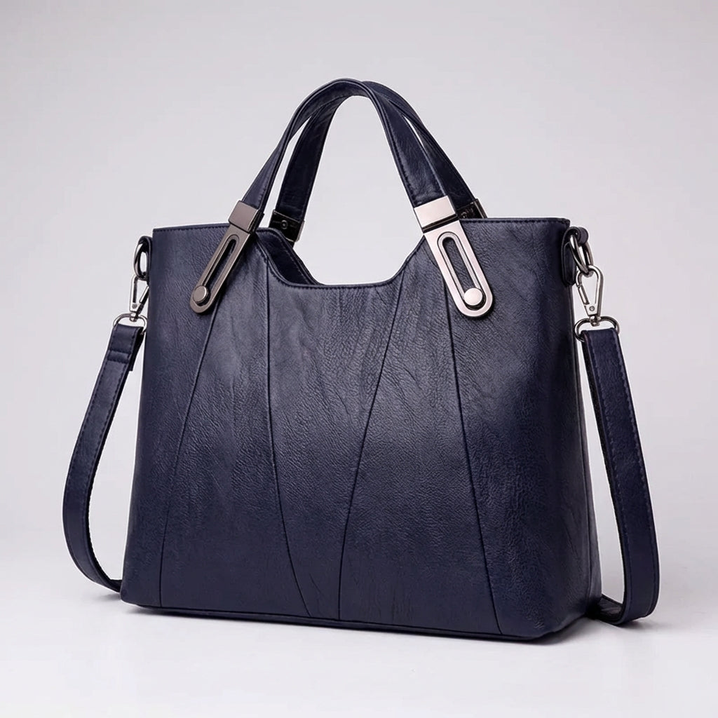 Iris & Iron - Panelled Leather Day Bag