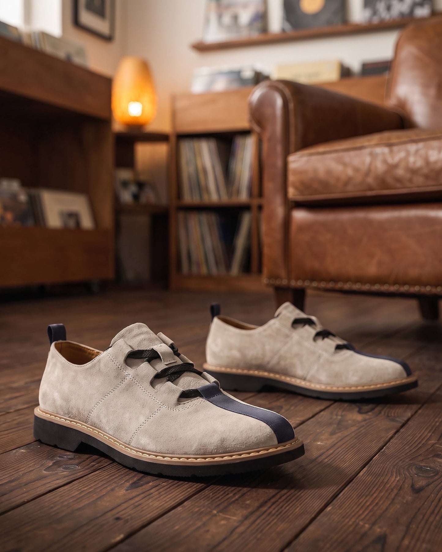 Tarquin Suede Lace-Up Derby