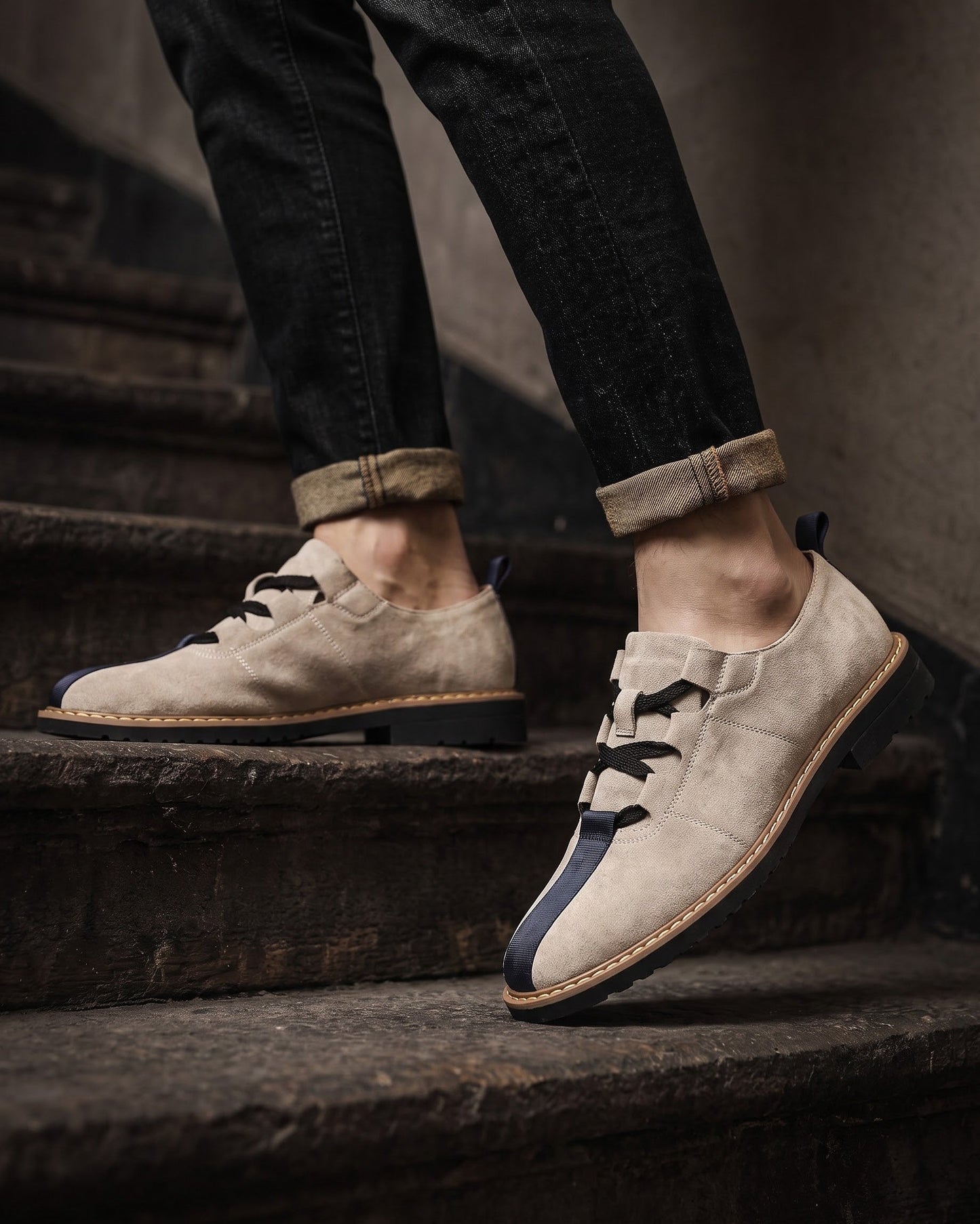 Tarquin Suede Lace-Up Derby