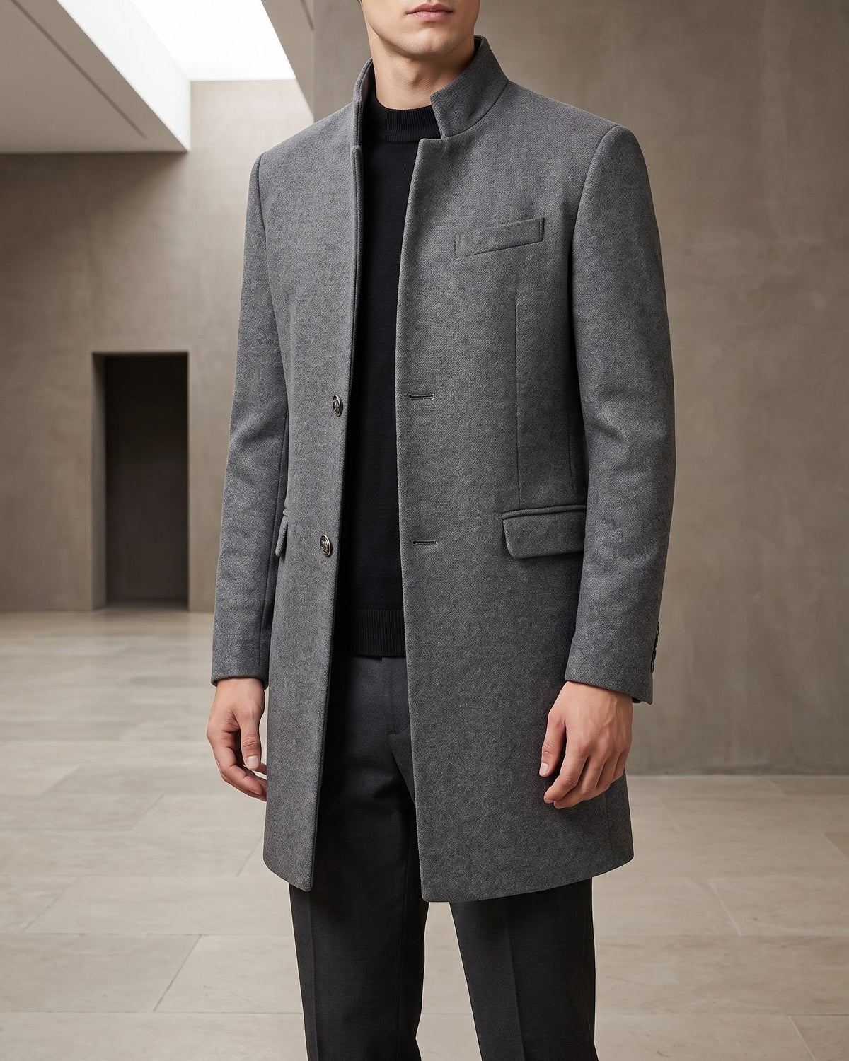 Sterling Mandarin Overcoat