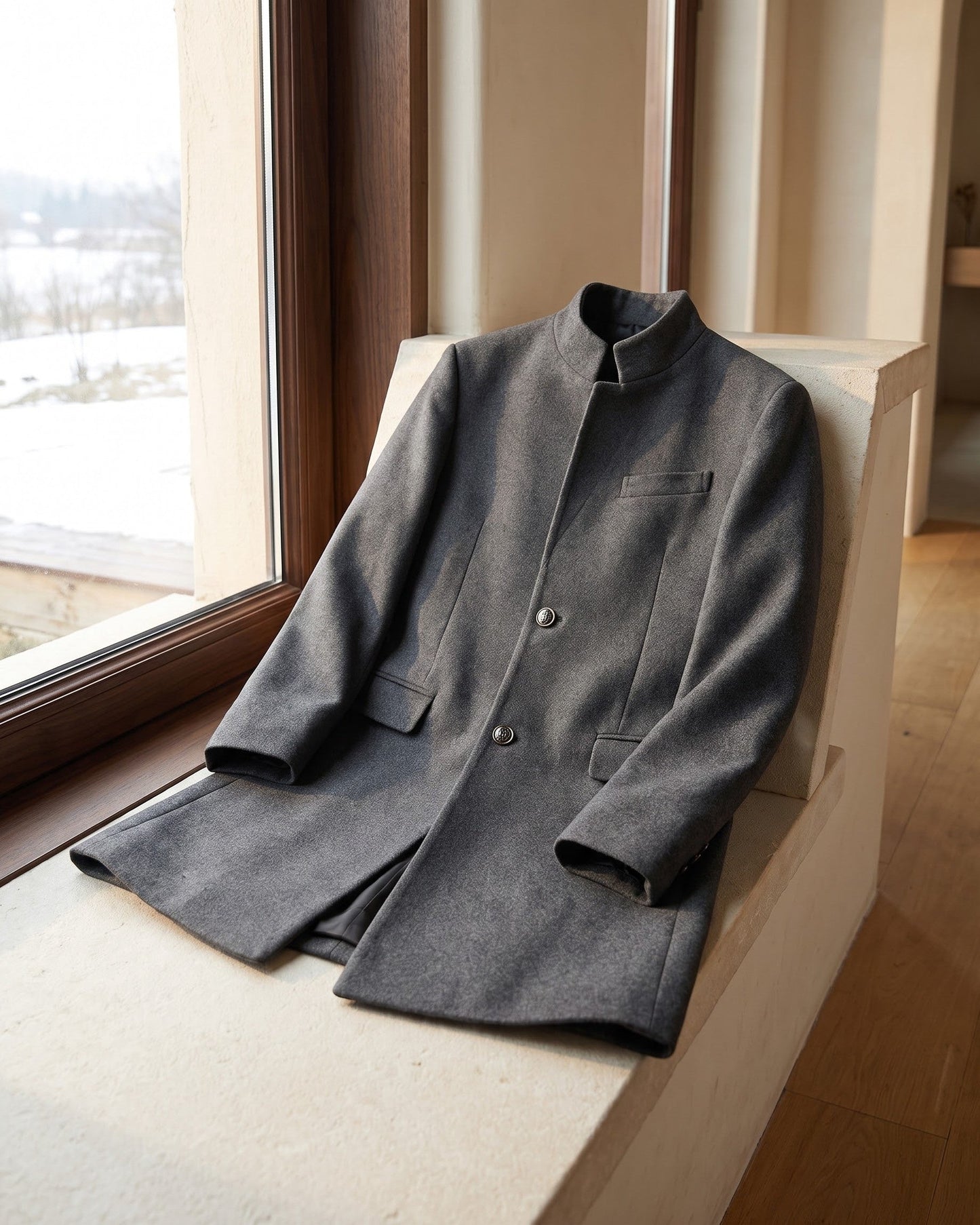 Sterling Mandarin Overcoat