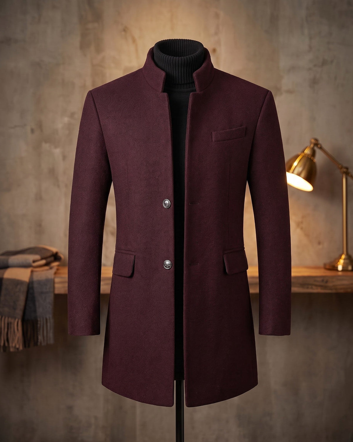 Sterling Mandarin Overcoat