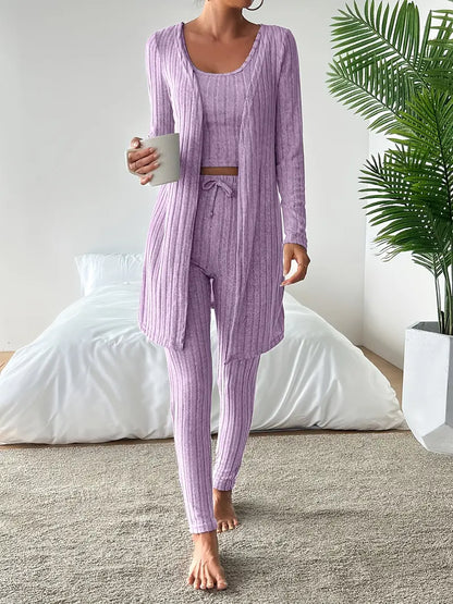 Aveline Premium 3-Piece Ribbed Set