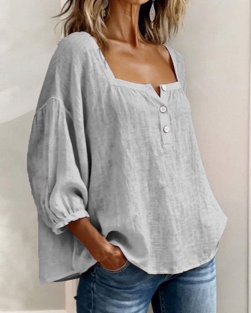 Amalfi Pullover Blouse