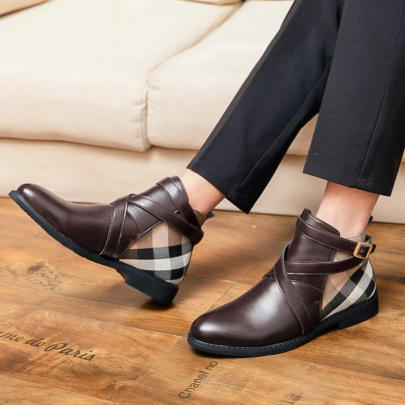 Mayfair Monogram Crossover Boot