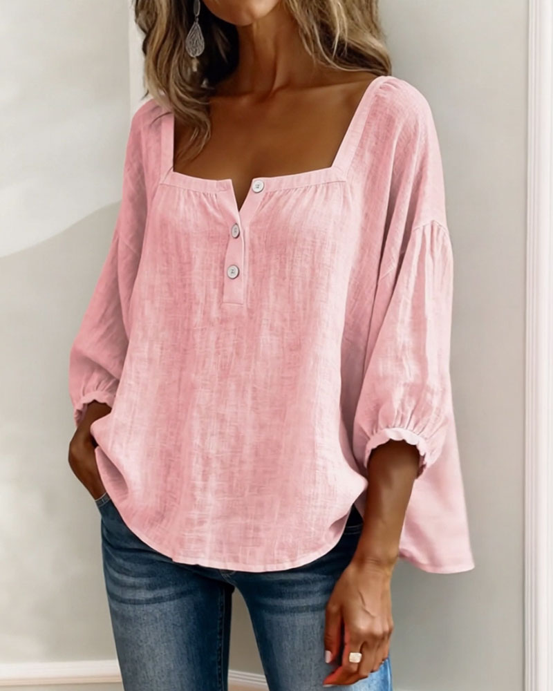 Amalfi Pullover Blouse