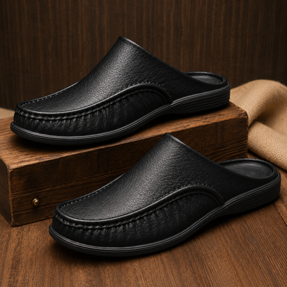 Holton Leather Mule Clogs