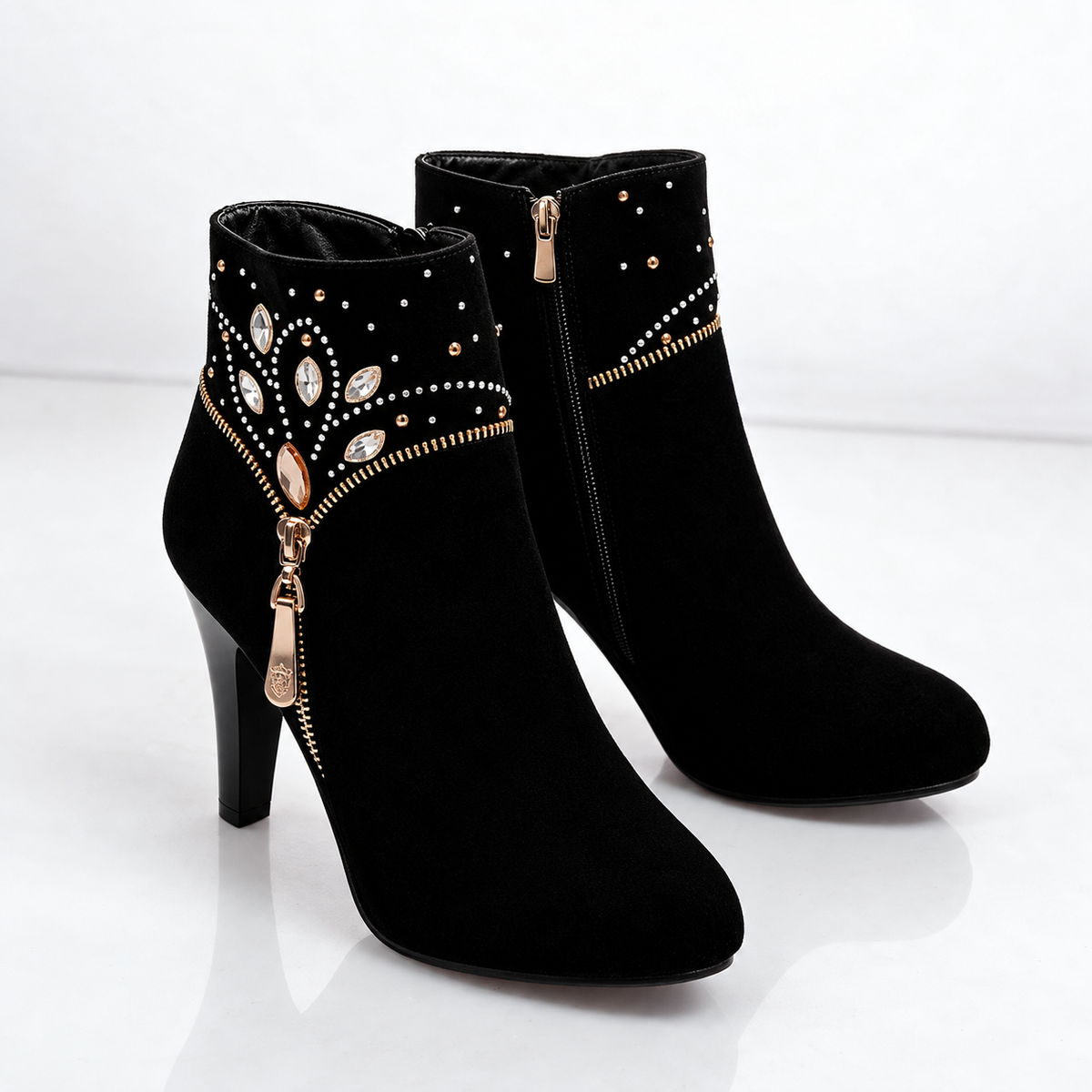 Vermillion Crystal Boots