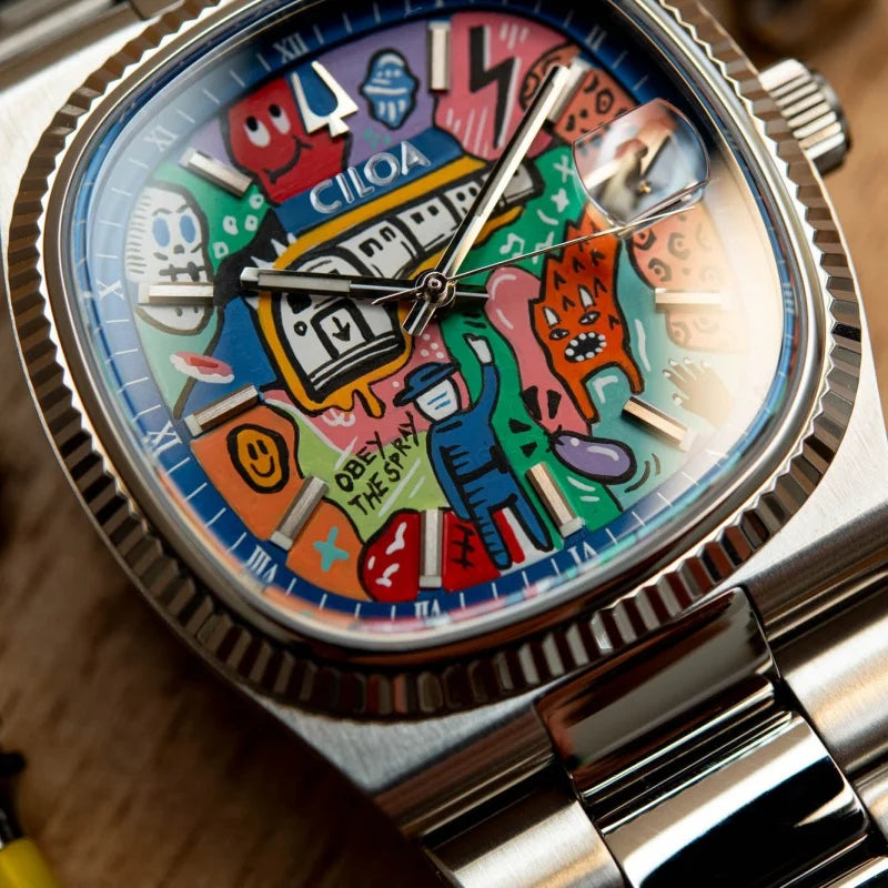 Chromatic Street Art Dial Timepiece