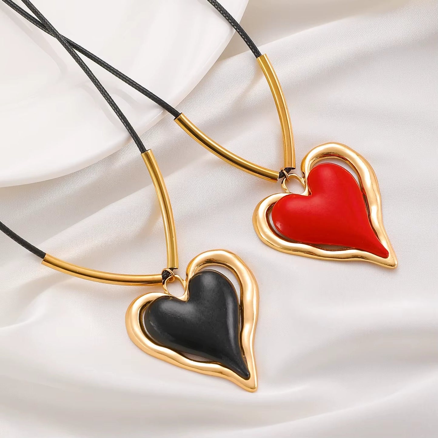 Bella Heart Core Pendant Necklace