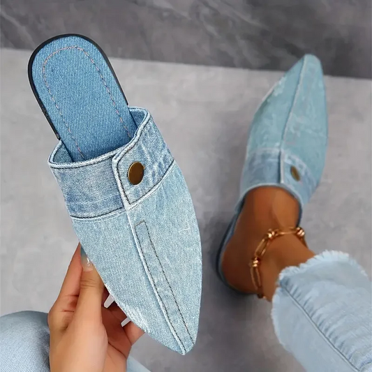 Valden Denim Muse Mules