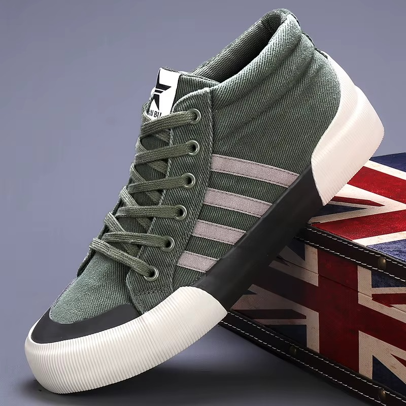 Garrison Canvas Mid-Top Sneaker