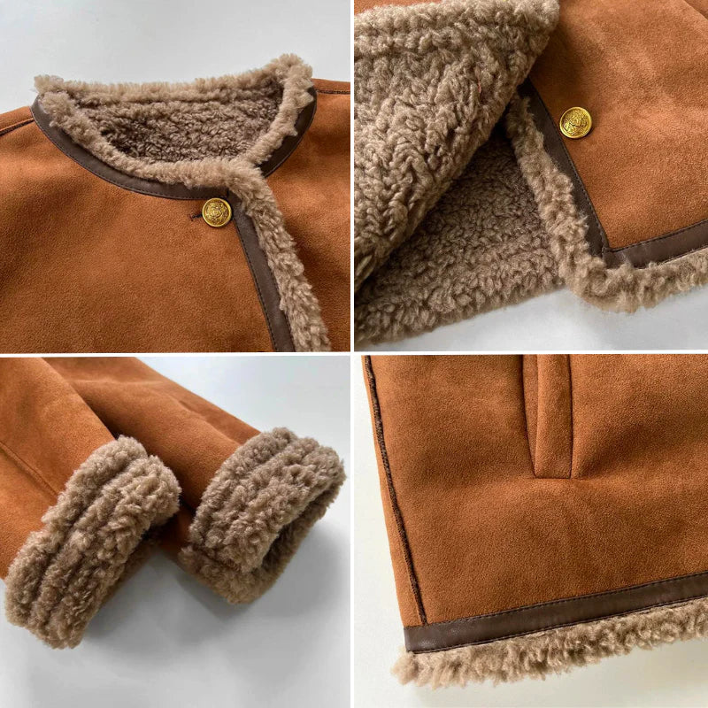 Shearling-Lined Aviator Jacket