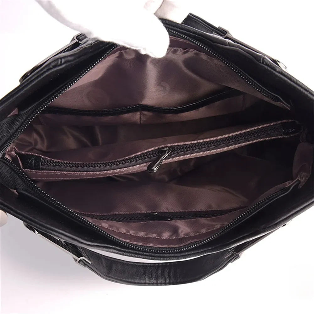 Iris & Iron - Panelled Leather Day Bag