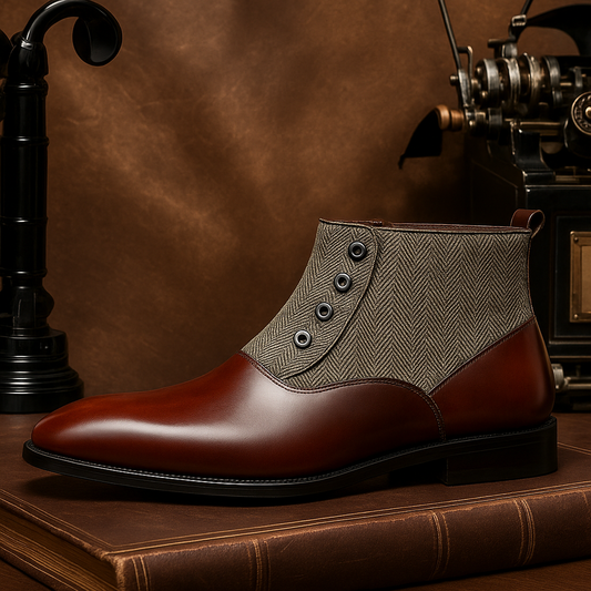 Harrington Calfskin Oxford Boots