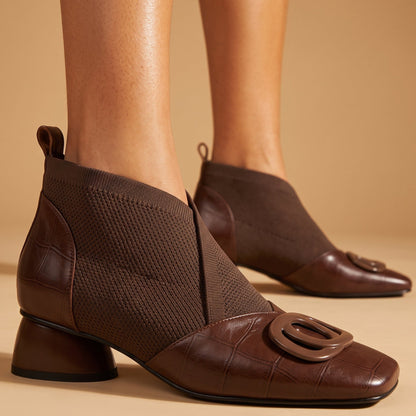 Amara Sock-Panel Boots