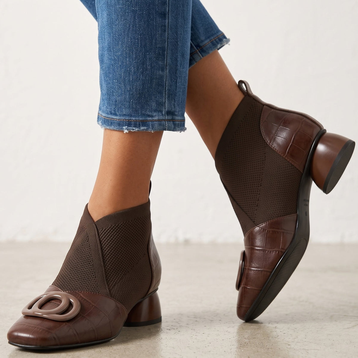 Amara Sock-Panel Boots