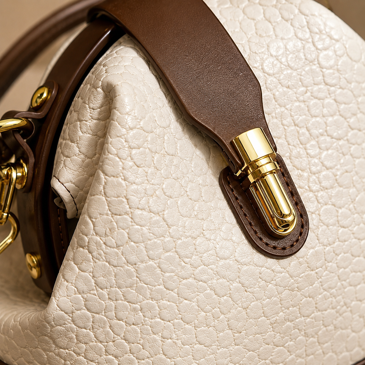 Bellamy Croc-Embossed Dome Bag