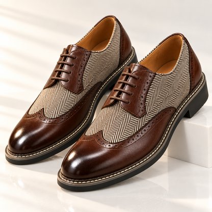 Carrington Herringbone Oxfords