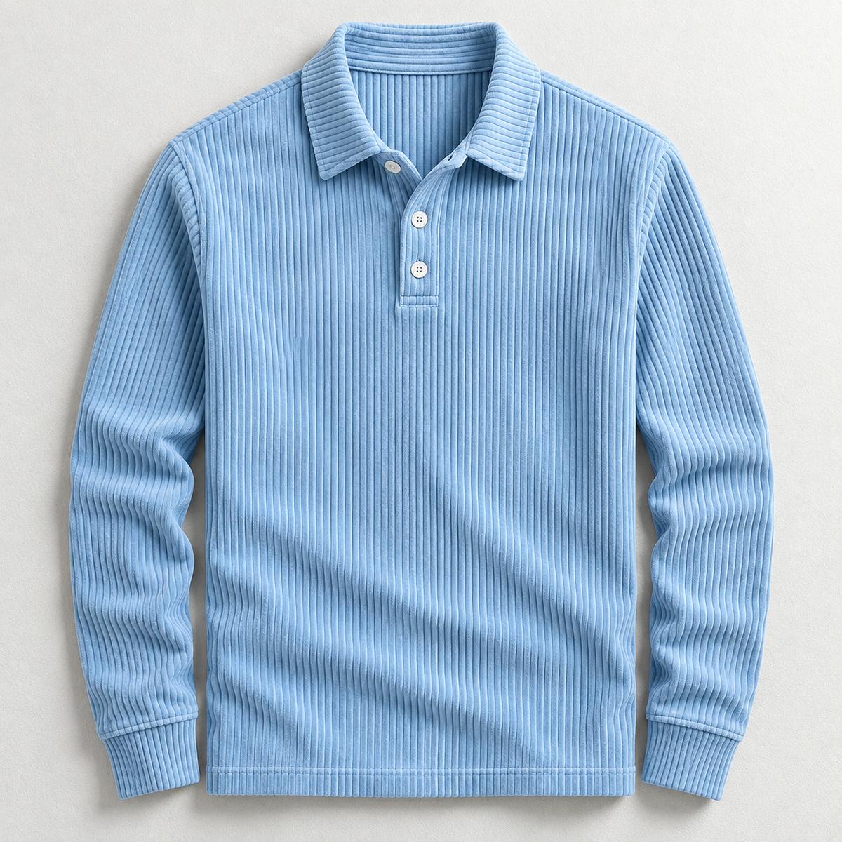 Ashford Ribbed Polo Sweater