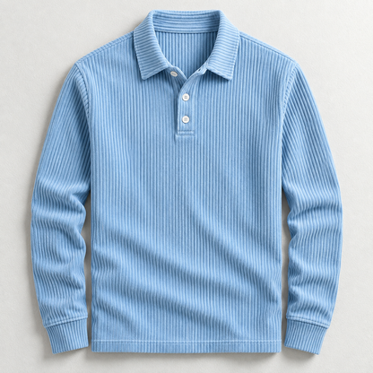 Ashford Ribbed Polo Sweater