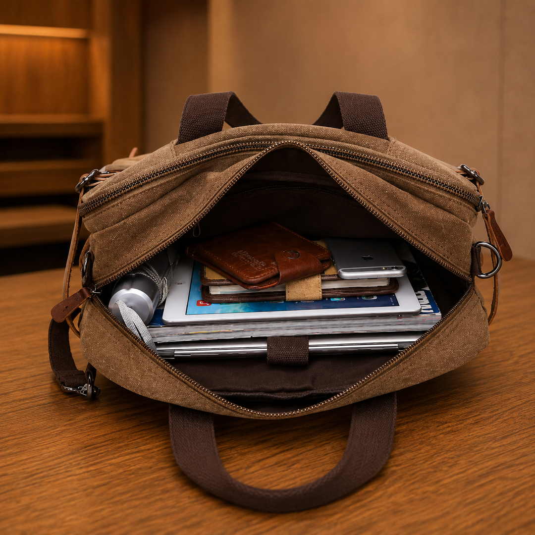 Rourke Canvas Briefcase