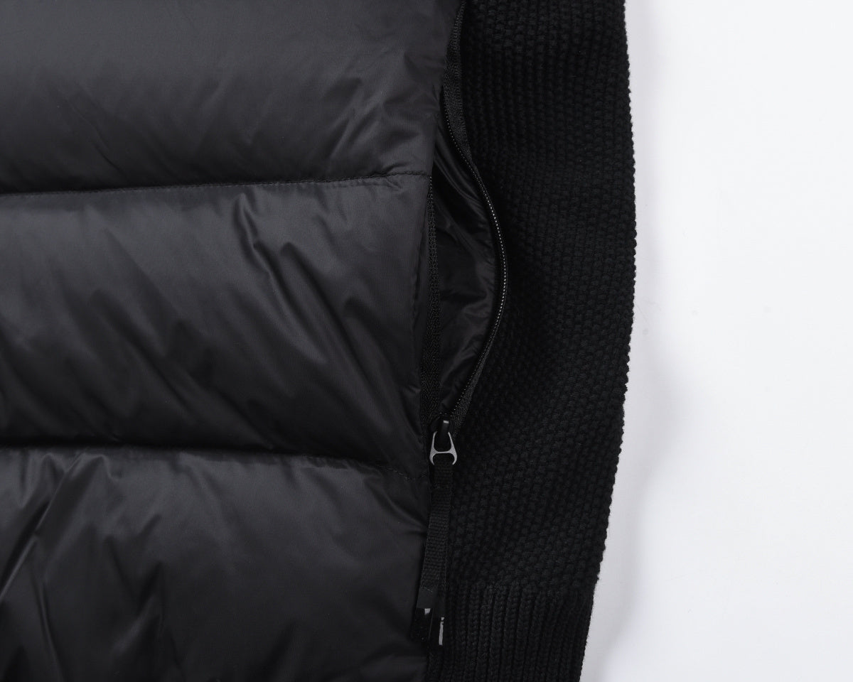 Hybrid Knit Sleeve Down Jacket