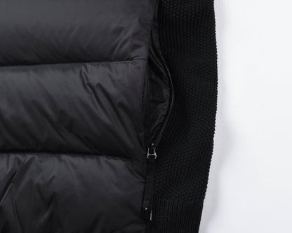 Hybrid Knit Sleeve Down Jacket