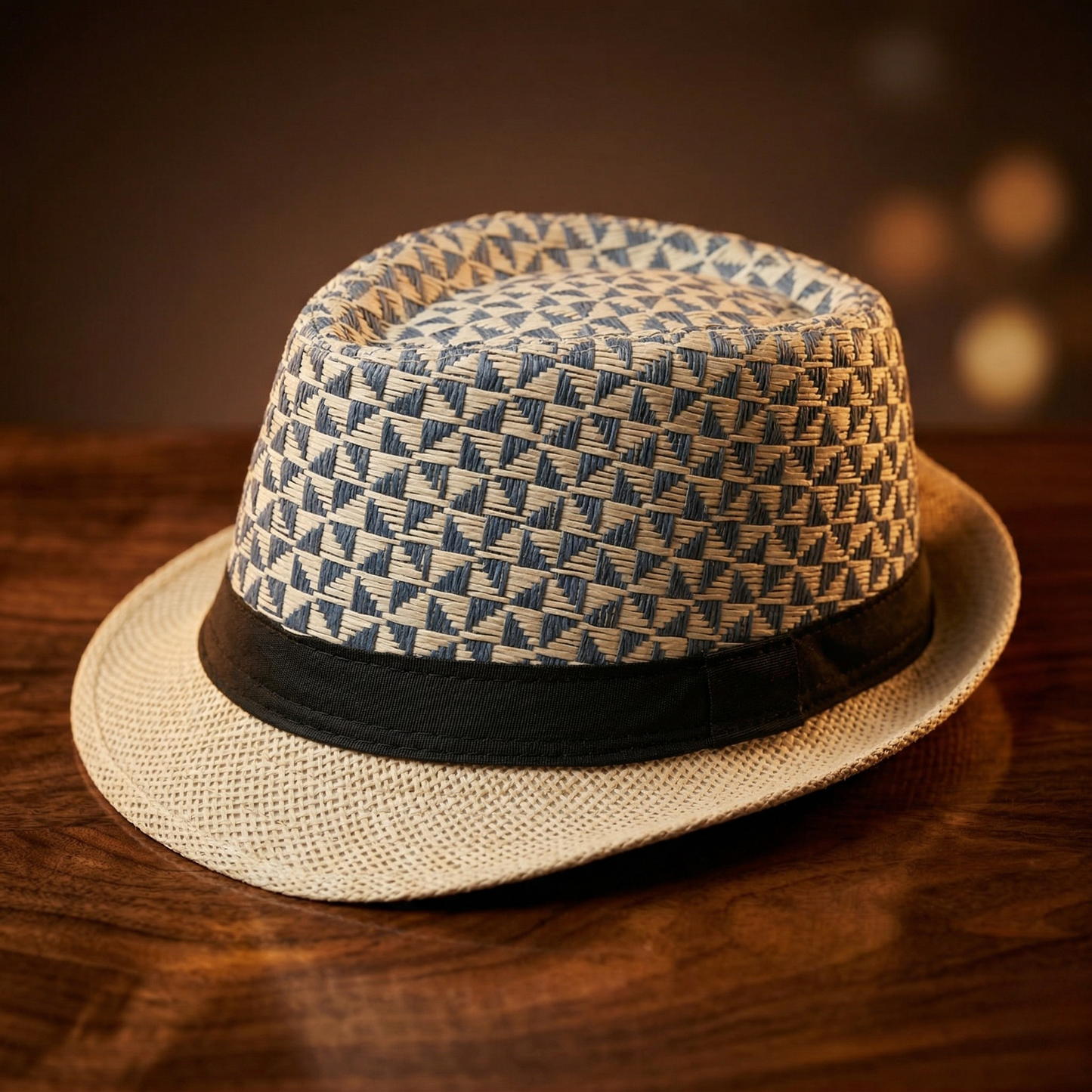 Havana Woven Contrast Trilby