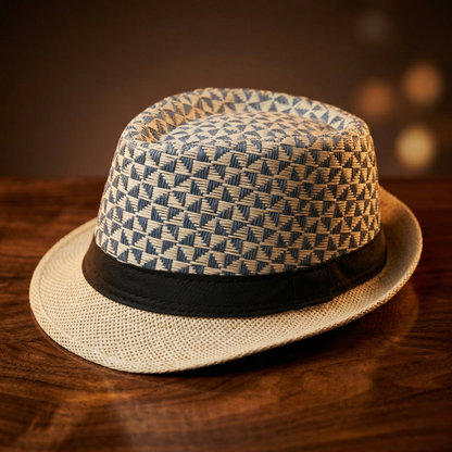 Havana Woven Contrast Trilby