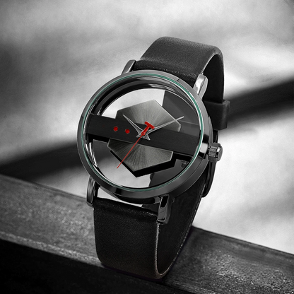 Obsidian Facet Timepiece