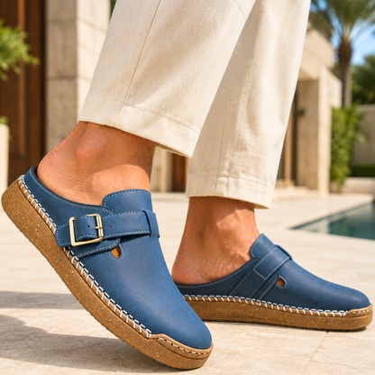 Harwick Suede Buckle Loafers