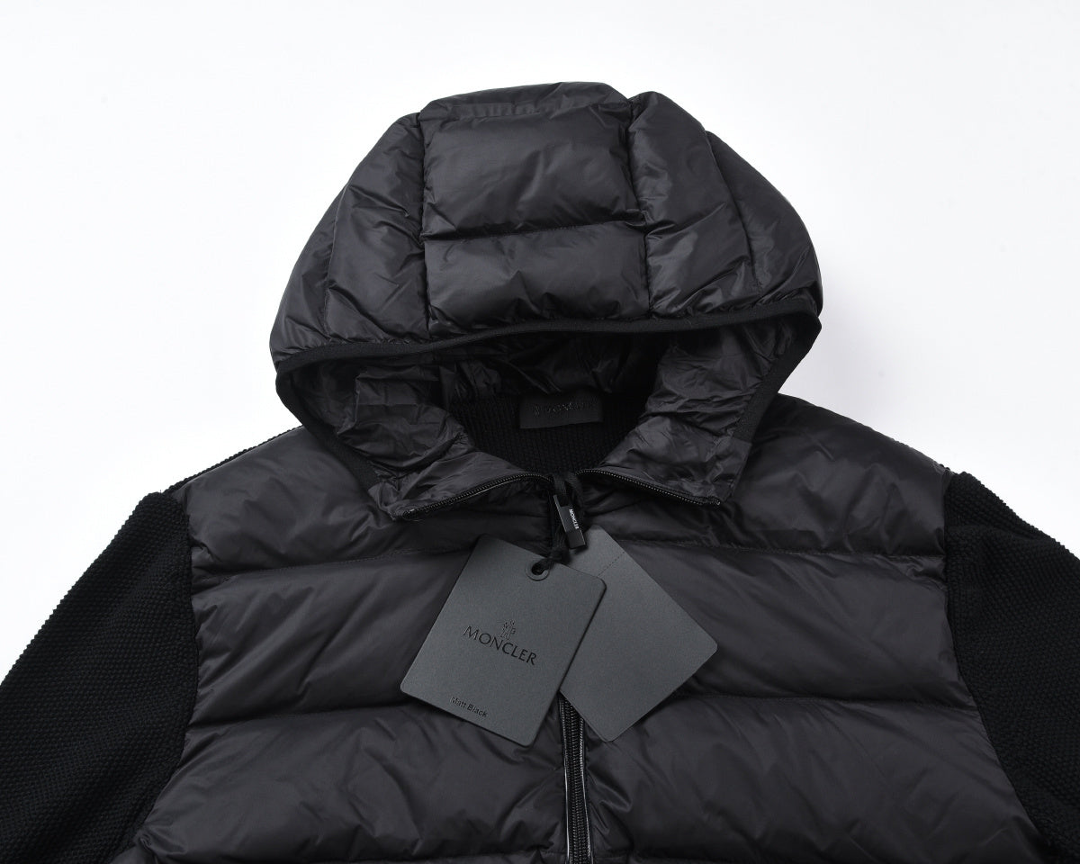 Hybrid Knit Sleeve Down Jacket